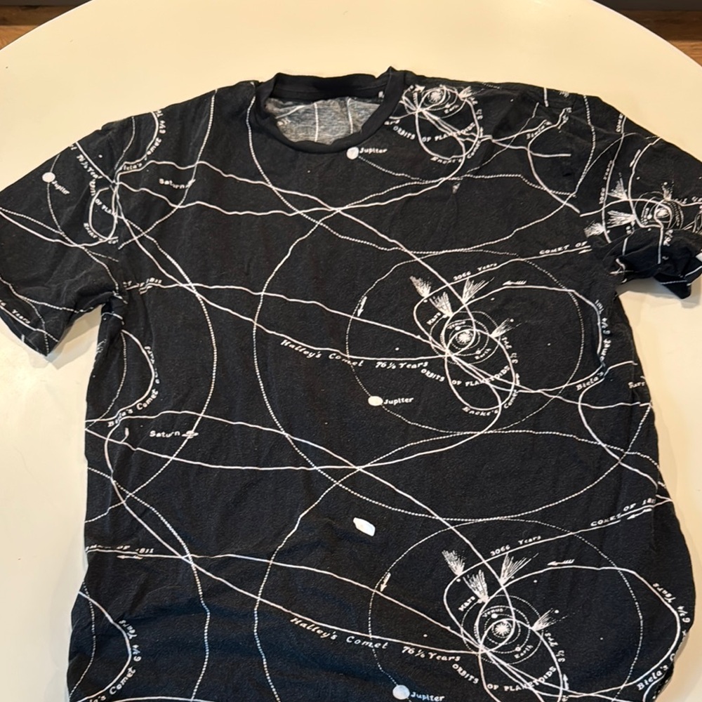 Black Graphic Men's Shirt